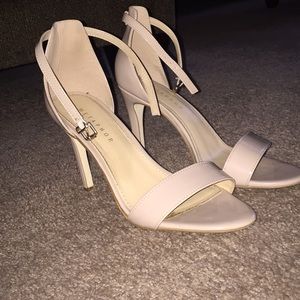 Cream heels